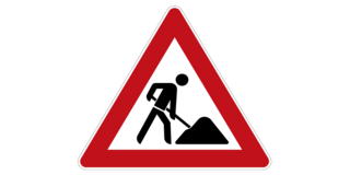 Symbol STVO Zeichen 123 Arbeitsstelle Symbol STVO Zeichen 123 Arbeitsstelle